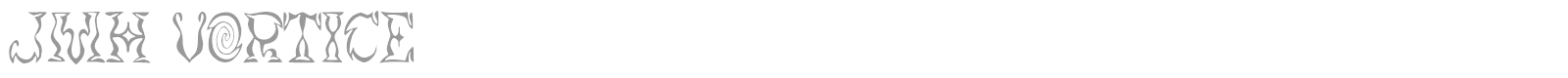 JMH Vortice font preview